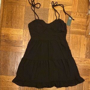 Women Black Mini Dress by Wild Fable